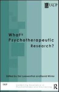 What is psychotherapeutic research?